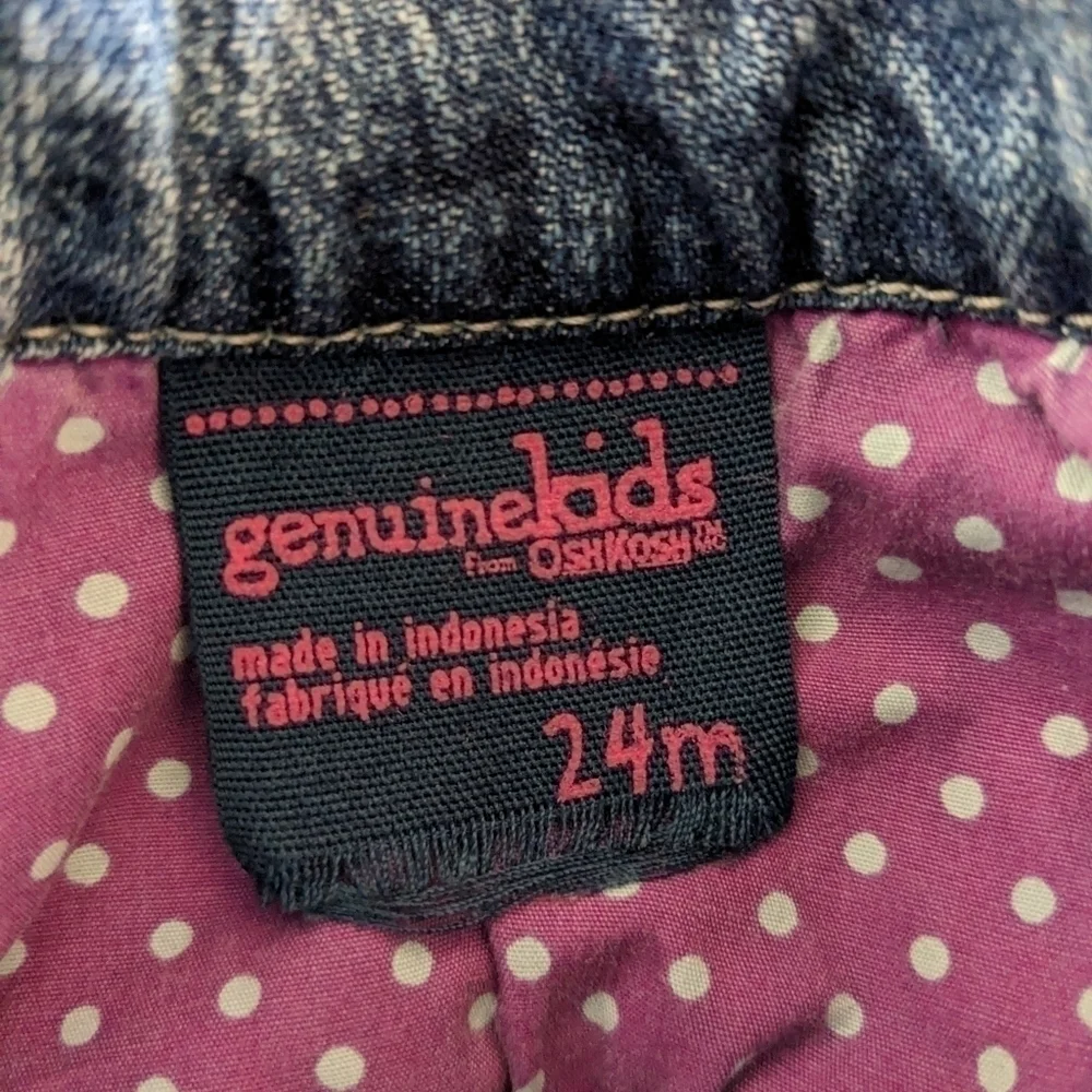 Oshkosh Genuine Kids Denim Jean Jacket 24m